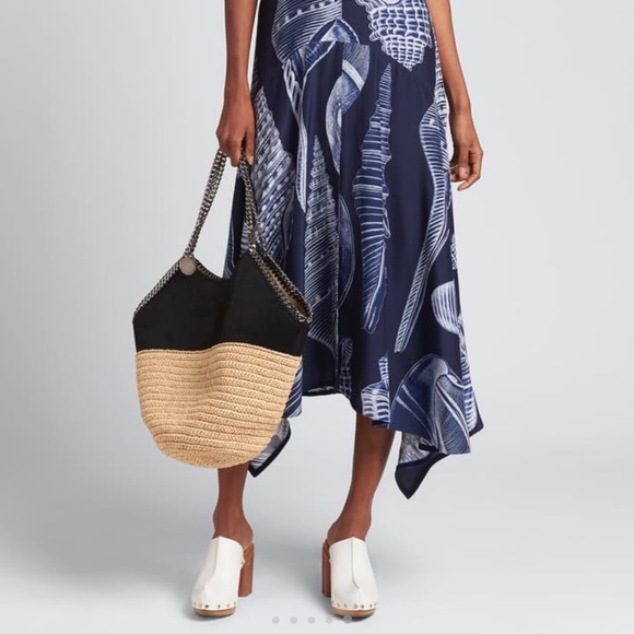 💕HP💕Stella McCartney Large black half and half tote bag - Picture 3 of 15